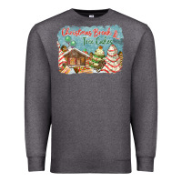Charcoal Heather christmas break and tree cakes Premium Sweatshirt - FaDigitalArtStudio