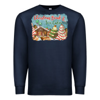 Navy christmas break and tree cakes Premium Sweatshirt - FaDigitalArtStudio