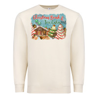 Sandshell christmas break and tree cakes Premium Sweatshirt - FaDigitalArtStudio