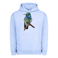 Pigment Grape Ice Ruby Throcuted Hummingbird Urban Hoodie - LillyAllenDesigns