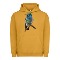 Pigment Peanut Butter Ruby Throcuted Hummingbird Urban Hoodie - LillyAllenDesigns