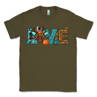 Army Green Love Thanksgivings Turkey Classic Tee - RanaPortraitStore