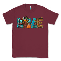 Burgundy Love Thanksgivings Turkey Classic Tee - RanaPortraitStore