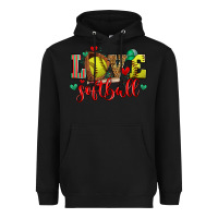 Black love softball Heavyweight Hoodie - Zillion Design Studio