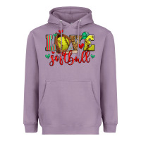 Lavender love softball Heavyweight Hoodie - Zillion Design Studio