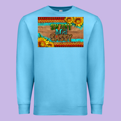 Sweet And Sassy Juneteenth Skinny Metal Can Holder Premium Sweatshirt Designed By Hra Design Shop
