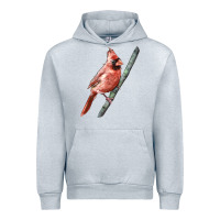 Northern Cardinal Bird Urban Hoodie | Teevron
