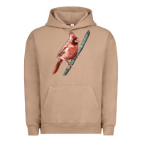 Pigment Burro Northern Cardinal Bird Urban Hoodie - LillyAllenDesigns