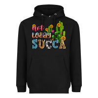Black not today succa Heavyweight Hoodie - Zillion Design Studio