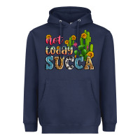 Navy not today succa Heavyweight Hoodie - Zillion Design Studio