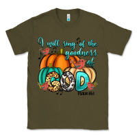 Army Green I will sing of the goodness of God Psalm 89:1 Classic Tee - RanaPortraitStore