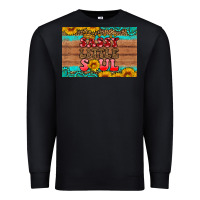 Black sassy little soul  skinny metal can holder Premium Sweatshirt - HRA Design Shop