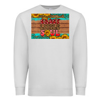 Dove Grey sassy little soul  skinny metal can holder Premium Sweatshirt - HRA Design Shop