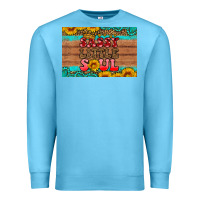 Ocean Blue sassy little soul  skinny metal can holder Premium Sweatshirt - HRA Design Shop