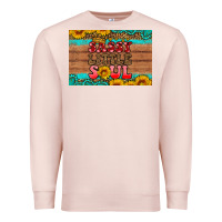 Pale Pink sassy little soul  skinny metal can holder Premium Sweatshirt - HRA Design Shop