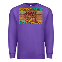 Purple sassy little soul  skinny metal can holder Premium Sweatshirt - HRA Design Shop