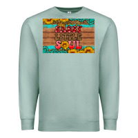 Seafoam sassy little soul  skinny metal can holder Premium Sweatshirt - HRA Design Shop