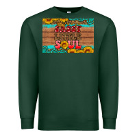 Sports Green sassy little soul  skinny metal can holder Premium Sweatshirt - HRA Design Shop