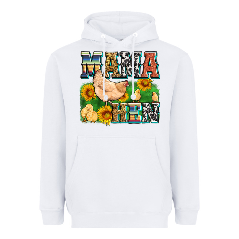 Mama Hen Heavyweight Hoodie by Zillion Design Studio | Teevron