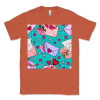 Copper valentines day love letter and envelope Classic Tee - BundleAndBundleShop