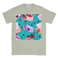 Matcha valentines day love letter and envelope Classic Tee - BundleAndBundleShop