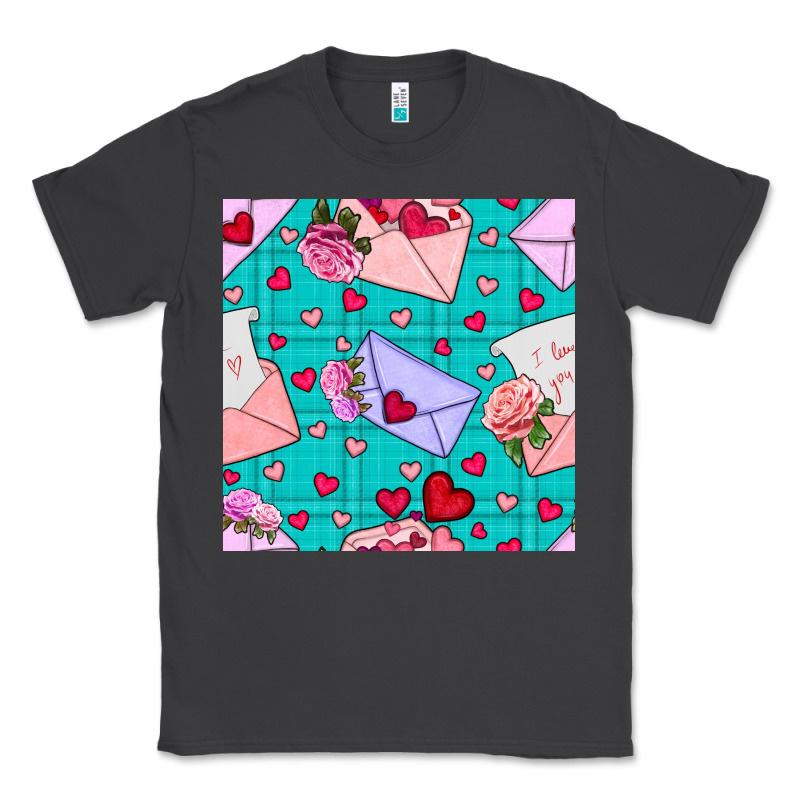Valentines Day Love Letter And Envelope Classic Tee by BundleAndBundleShop | Teevron