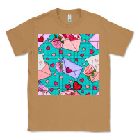 Toasted Coconut valentines day love letter and envelope Classic Tee - BundleAndBundleShop