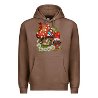 Chestnut welcome gnome ladybug Premium Hoodie - BarkalooDesign