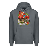 Rock welcome gnome ladybug Premium Hoodie - BarkalooDesign