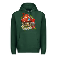 Sports Green welcome gnome ladybug Premium Hoodie - BarkalooDesign