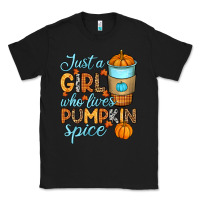 Black Just a girl who loves pumpkin spice Classic Tee - RanaPortraitStore
