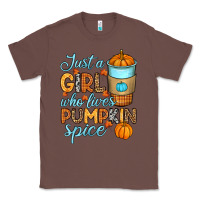 Chestnut Just a girl who loves pumpkin spice Classic Tee - RanaPortraitStore