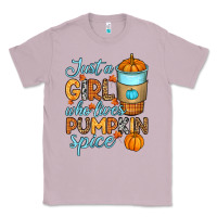 Lilac Just a girl who loves pumpkin spice Classic Tee - RanaPortraitStore