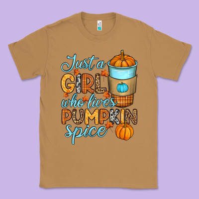 Just A Girl Who Loves Pumpkin Spice Classic Tee Designed By Ranaportraitstore