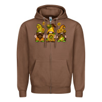 Chestnut sunflower gnomies Zipper Hoodie - texasbilliewilder