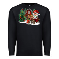 Black christmas gnomes barnyard Premium Sweatshirt - FaDigitalArtStudio