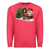 Cardinal christmas gnomes barnyard Premium Sweatshirt - FaDigitalArtStudio