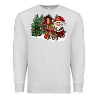 Dove Grey christmas gnomes barnyard Premium Sweatshirt - FaDigitalArtStudio