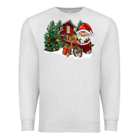Oatmeal Heather christmas gnomes barnyard Premium Sweatshirt - FaDigitalArtStudio