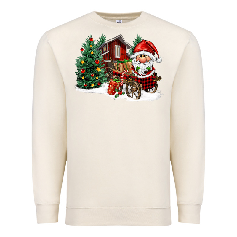 Christmas Gnomes Barnyard Premium Sweatshirt by FaDigitalArtStudio | Teevron