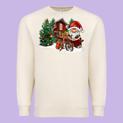 Christmas Gnomes Barnyard Premium Sweatshirt Designed By Fadigitalartstudio