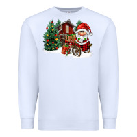 White christmas gnomes barnyard Premium Sweatshirt - FaDigitalArtStudio