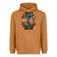 Meerkat cowgirl with aztec Heavyweight Hoodie - RanaPortraitStore