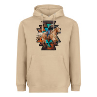 Mushroom cowgirl with aztec Heavyweight Hoodie - RanaPortraitStore
