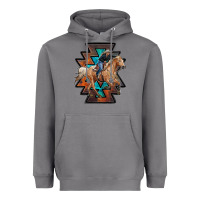 Storm cowgirl with aztec Heavyweight Hoodie - RanaPortraitStore