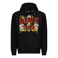 Black ladybug love bug Premium Hoodie - BarkalooDesign