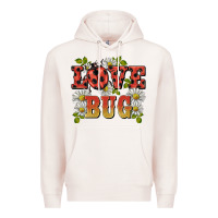 Pale Pink ladybug love bug Premium Hoodie - BarkalooDesign