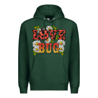 Sports Green ladybug love bug Premium Hoodie - BarkalooDesign
