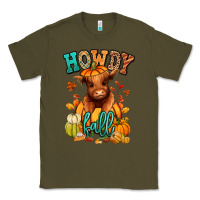 Army Green Hay there Fall pumpkin heifer Classic Tee - RanaPortraitStore