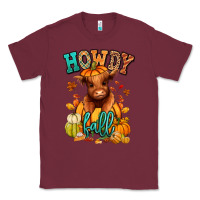 Burgundy Hay there Fall pumpkin heifer Classic Tee - RanaPortraitStore